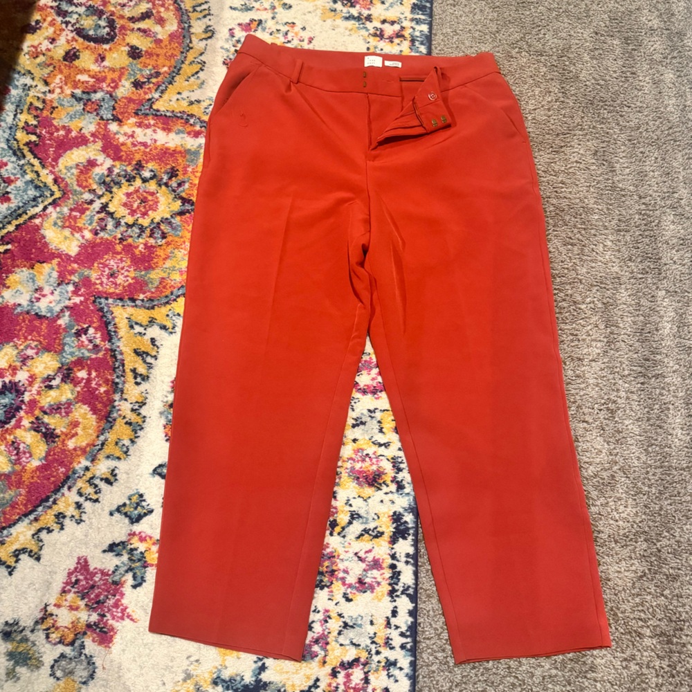 a new day Red Chinos Straight-Leg Pants